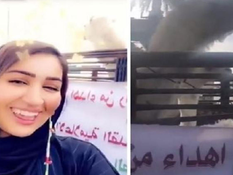 اضغط لمشاهدة الفيديو: مالك إبل يهدي مذيعة  MBCناقة!